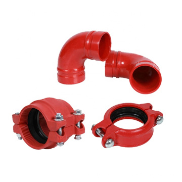 Fire Fighting System Ductile Iron Grooved Pipe Fitting